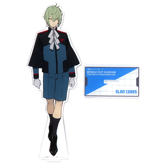 Elan Ceres Mobile Suit Gundam The Witch from Mercury Mogumo Illustration Big Acrylic Stand [USED]