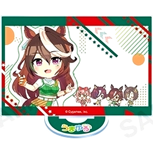 Symboli Rudolf Umamusume: Pretty Derby Umauru Trading Square Acrylic Stand Vol.3 [USED]