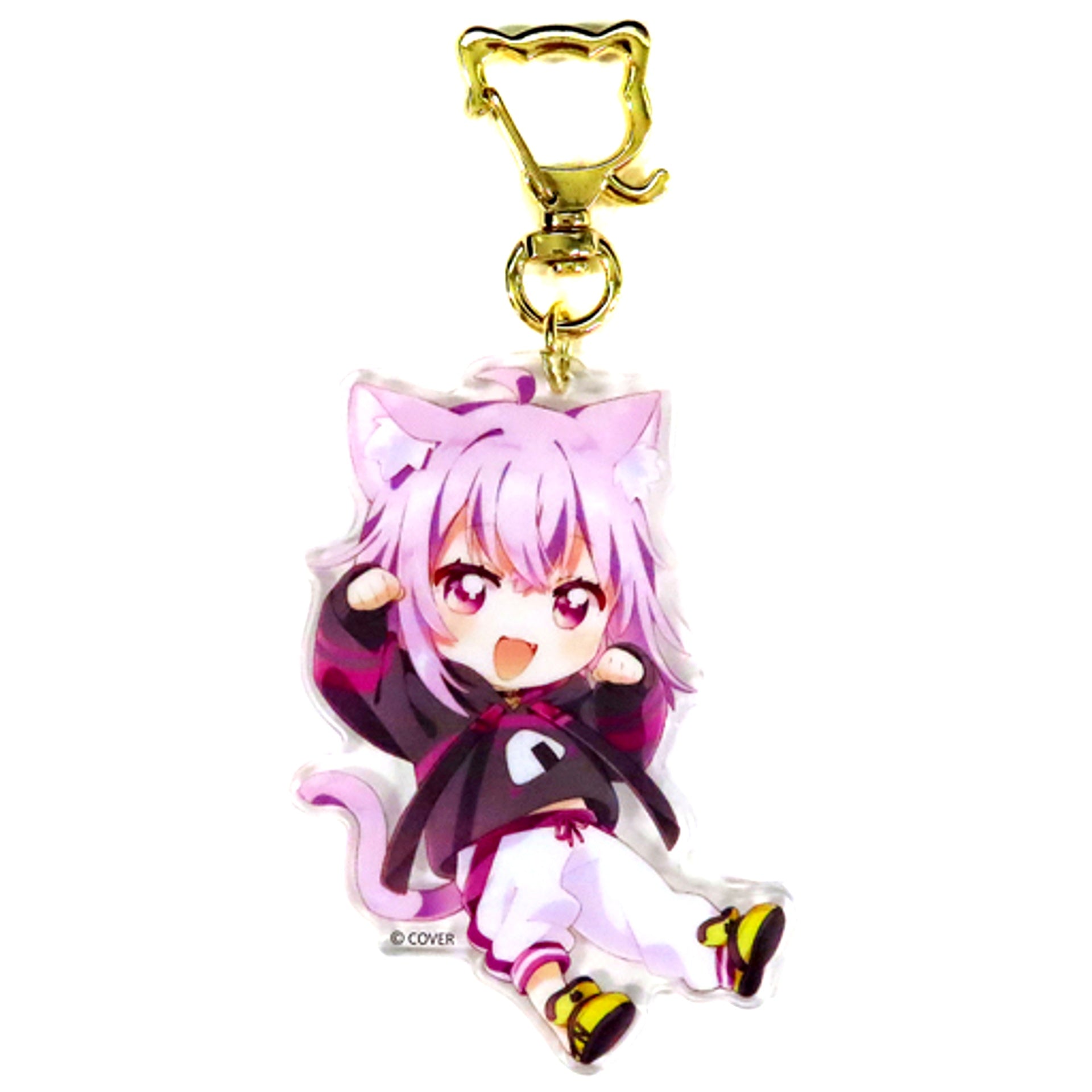 Nekomata Okayu Hololive Random Acrylic Keychain Birthday 2023 Right Facing Nyan Nyan Pose [USED]