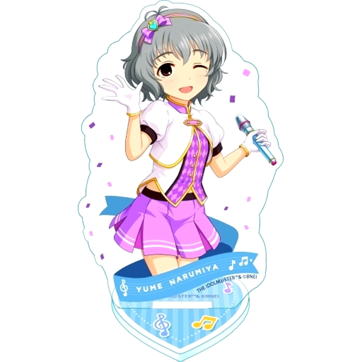 Yume Narumiya THE IDOLM@STER Cinderella Girls Acrylic Stand Marching Band + Ver. [USED]