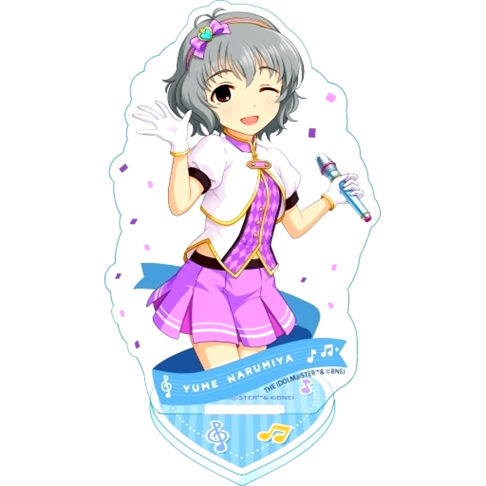 Yume Narumiya THE IDOLM@STER Cinderella Girls Acrylic Stand Marching Band + Ver. [USED]