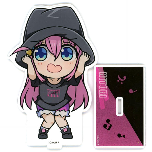Hitori Gotoh Chibi Illustration Acrylic Stand Figure Bocchi the Rock! TSUTAYA Touring POP UP SHOP [USED]