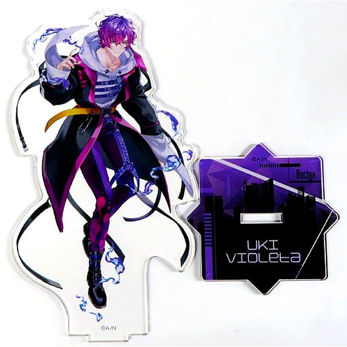 Uki Violeta Noctyx Virtual YouTuber Nijisanji Acrylic Stand NIJISANJI EN New Visual [USED]