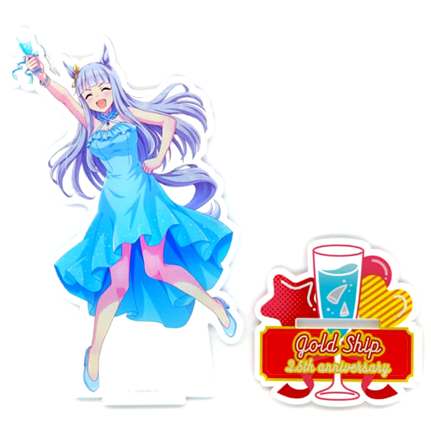Gold Ship Uma Musume Pretty Derby Official Acrylic Stand 2.5th Anniversary Ver [USED]