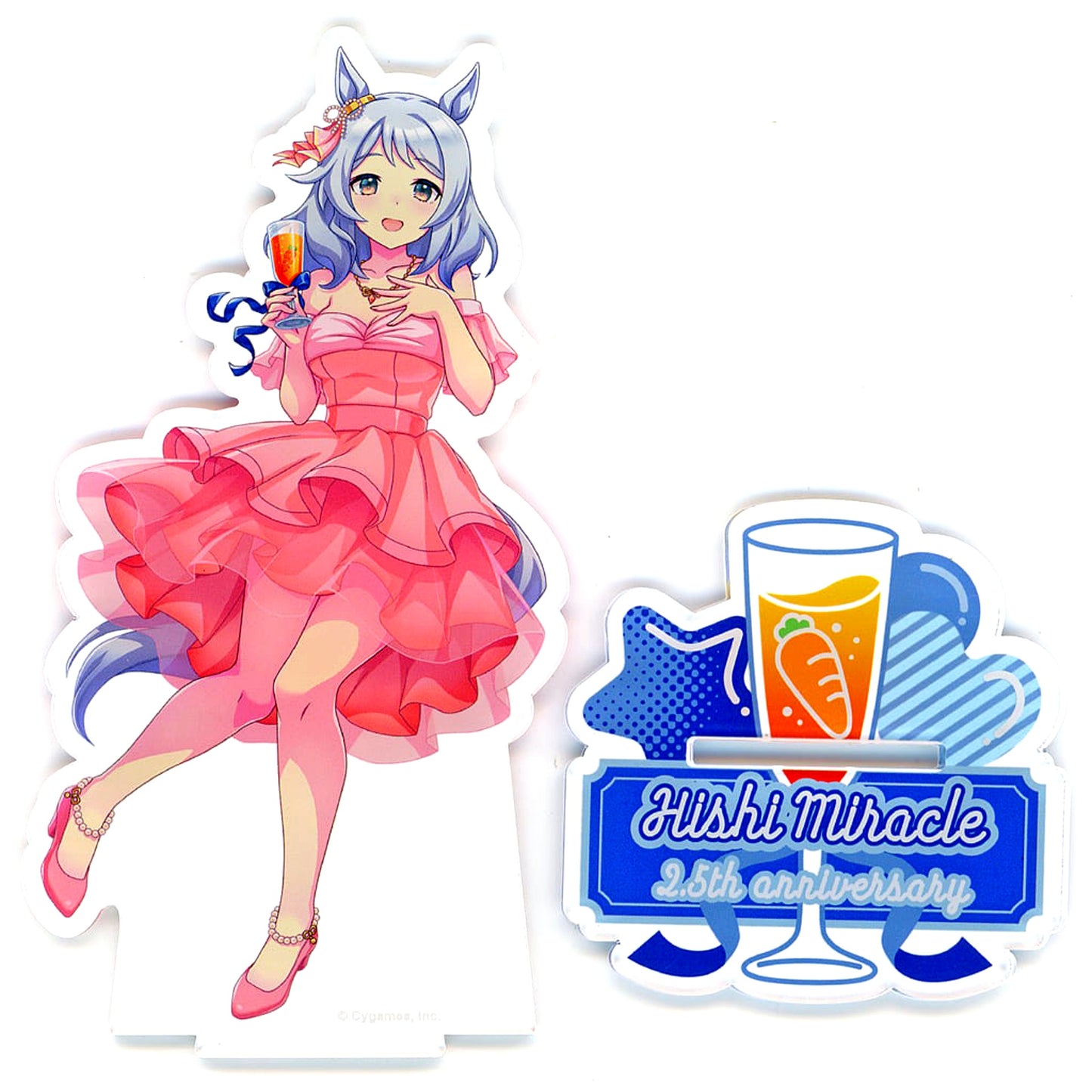 Hishi Miracle Umamusume Pretty Derby Official Acrylic Stand 2.5th Anniversary Ver. [USED]