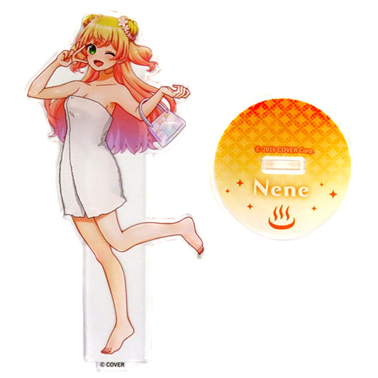 Momosuzu Nene Life-Size Acrylic Stand After Bath ver. Virtual YouTuber hololive x Gokurakuyu RAKU SPA Collab 3rd Holo Life [USED]