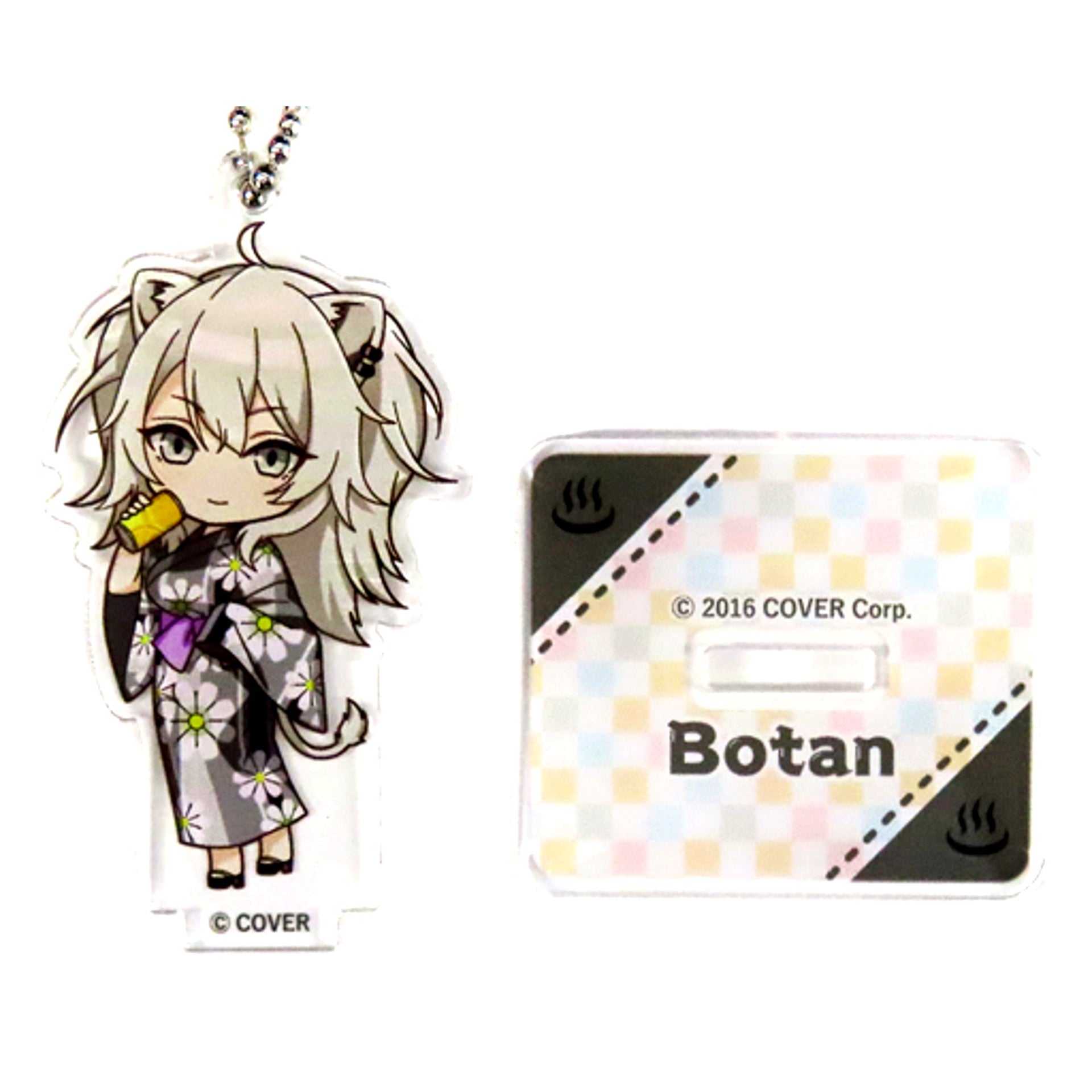 Shishiro Botan Trading Acrylic Stand Mini Character Ver. VTuber hololive x Gokurakuyu RAKU SPA Collab 3rd Furolife [USED]