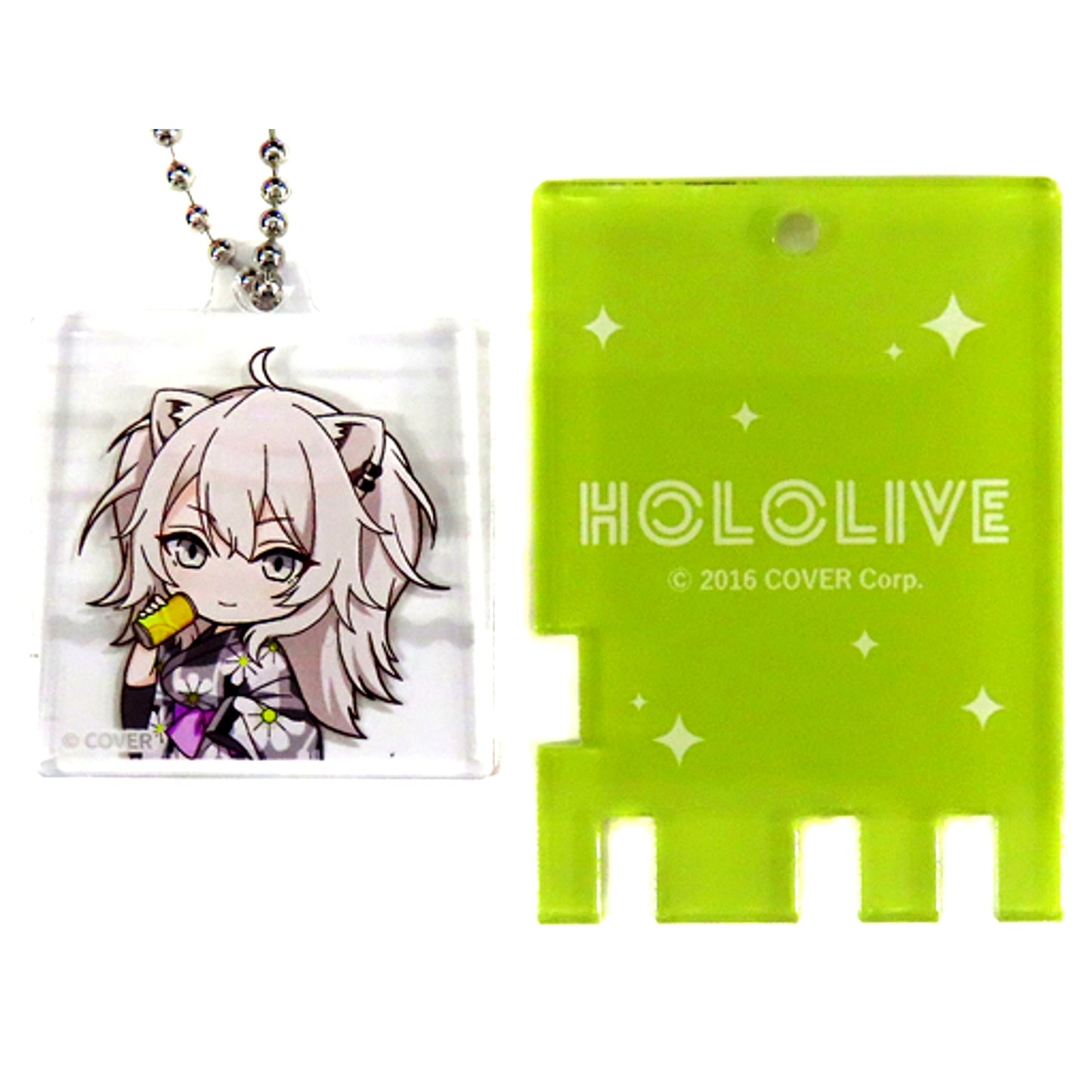 Shishiro Botan Hololive Trading Sento Lock Style Keychain Mini Char ver. Hololive x Gokurakuyu RAKU SPA Collab 3rd Florlife [USED]