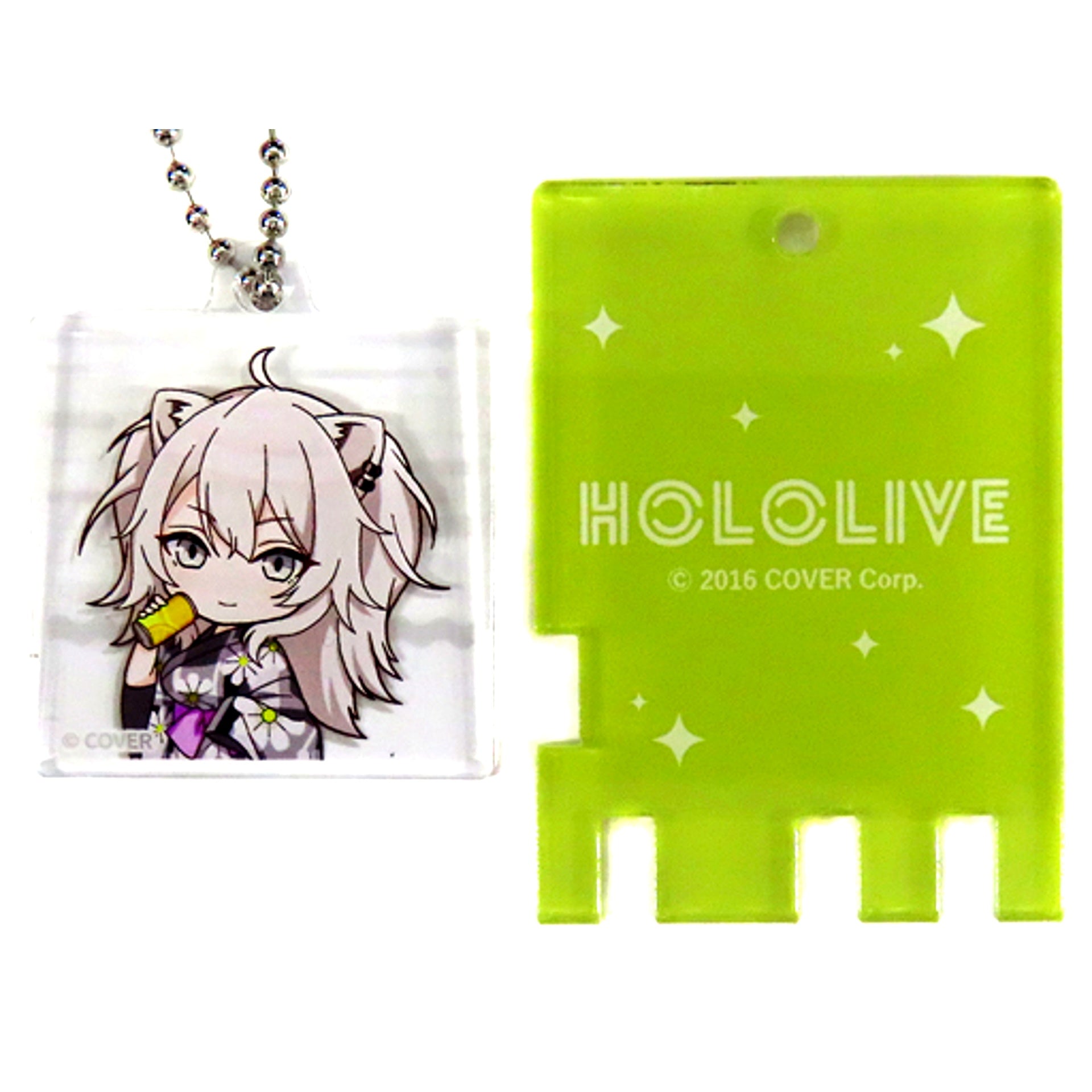 Shishiro Botan Hololive Trading Sento Lock Style Keychain Mini Char ver. Hololive x Gokurakuyu RAKU SPA Collab 3rd Florlife [USED]