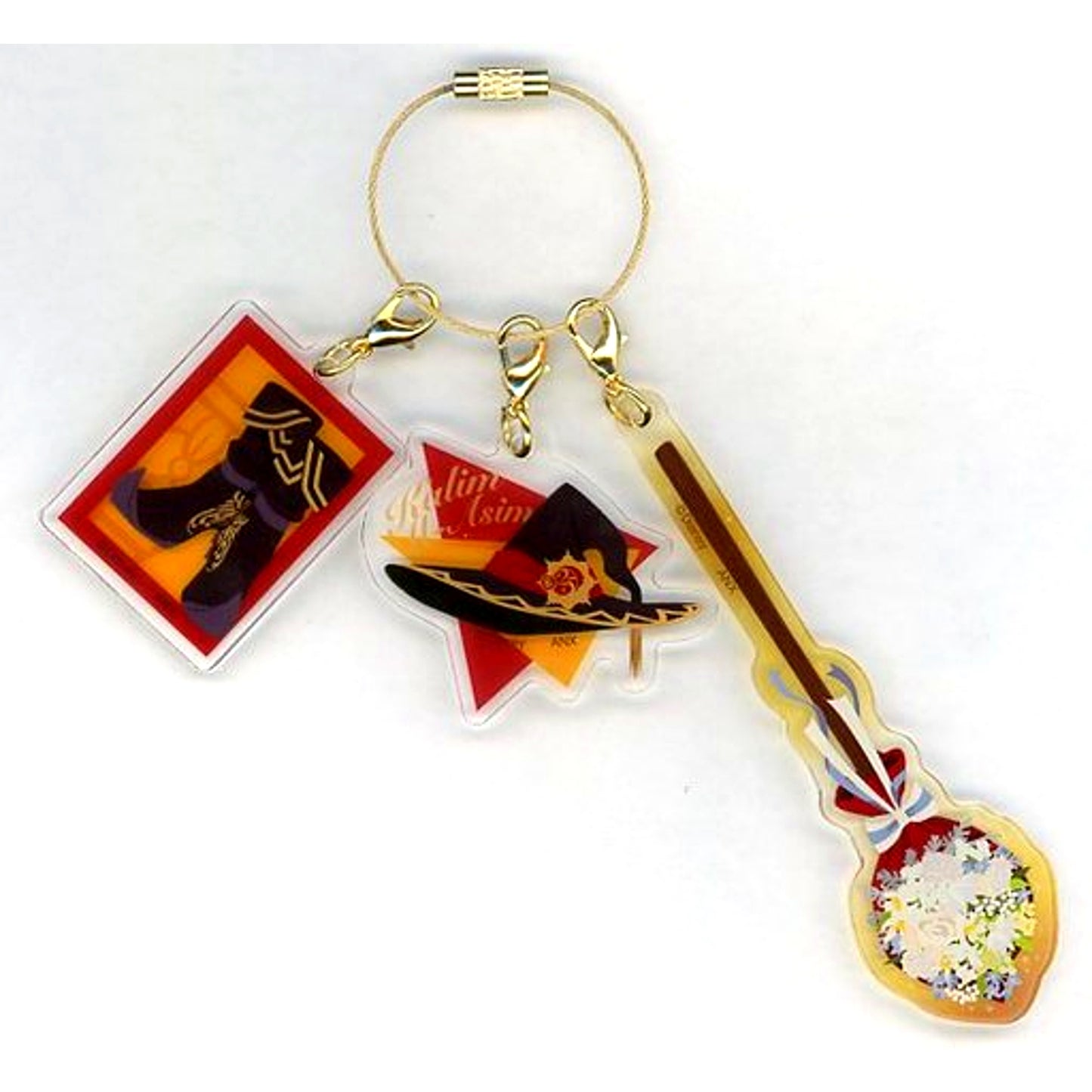 Kalim Al-Asim Disney Twisted-Wonderland Bloom Birthday Broom Wire Acrylic Charm Kalim Birthday Goods [USED]