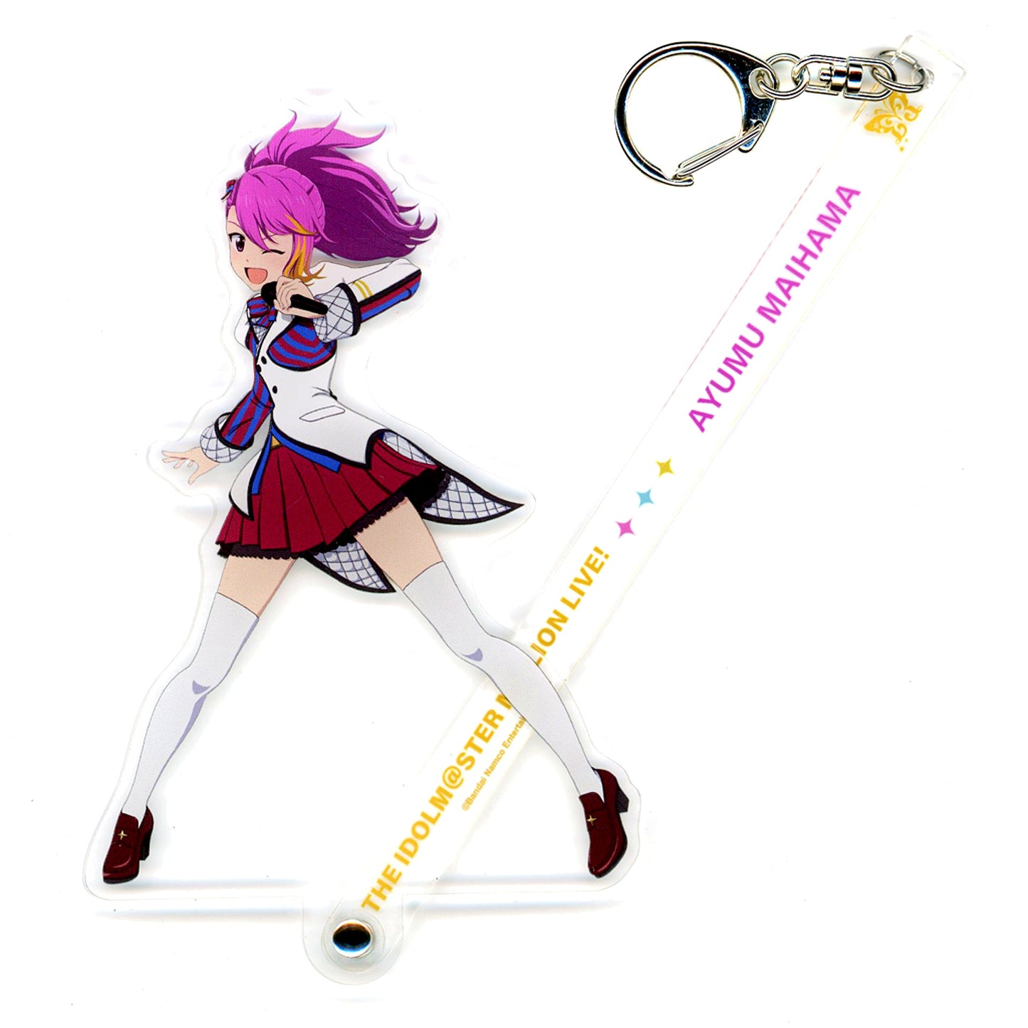 Ayumu Maihama The Idolmaster Million Live! Theater Advance Screening Stick Keychain FAIRY STARS [USED]