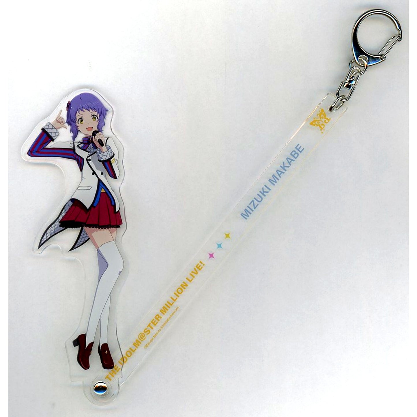 Mizuki Makabe The Idolmaster Million Live! Theater Advance Screening Stick Keychain FAIRY STARS [USED]