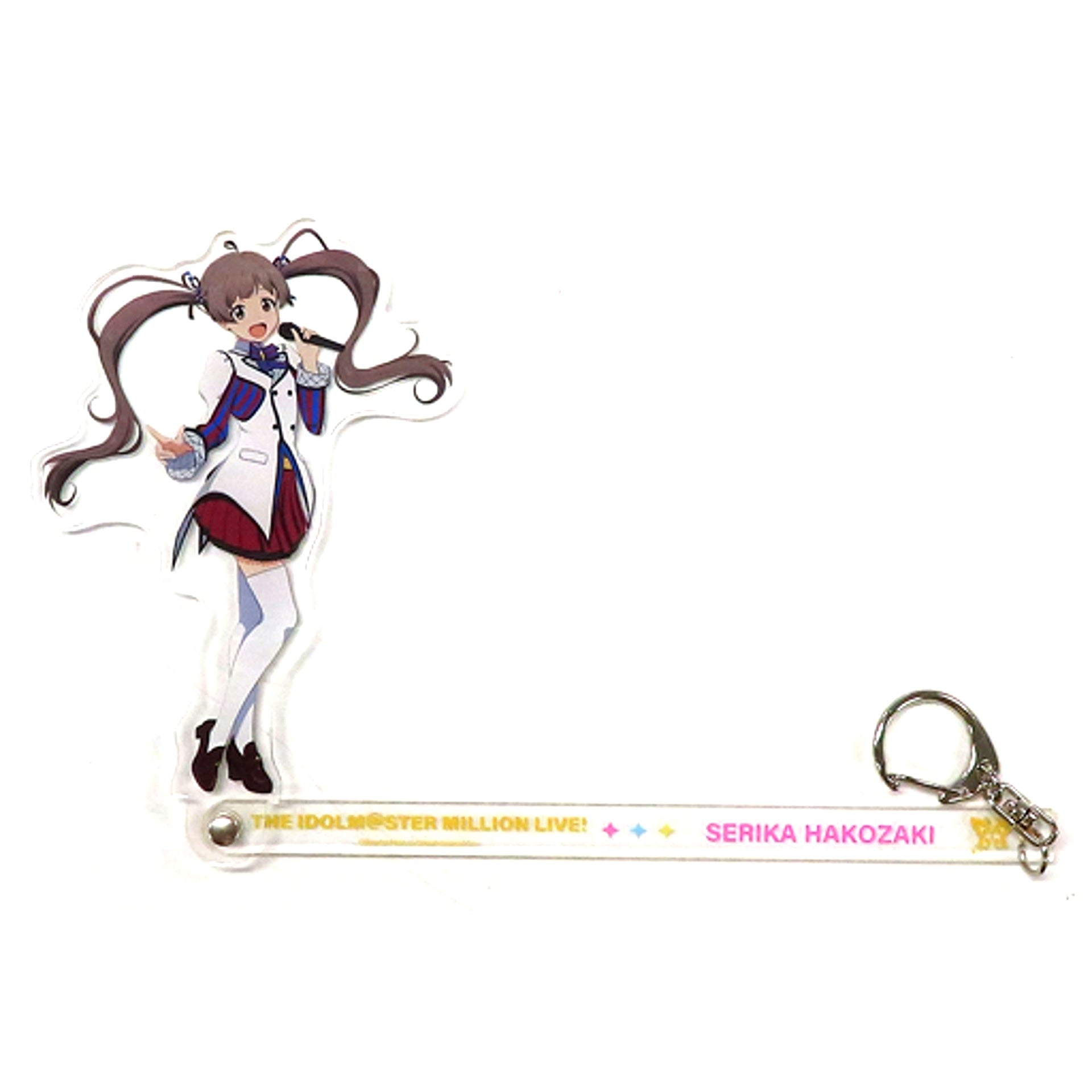 Serika Hakozaki The Idolmaster Million Live! Official Trading Stick Keychain Million Live! ANGEL STARS Theater Advance Screening Theater Goods [USED]