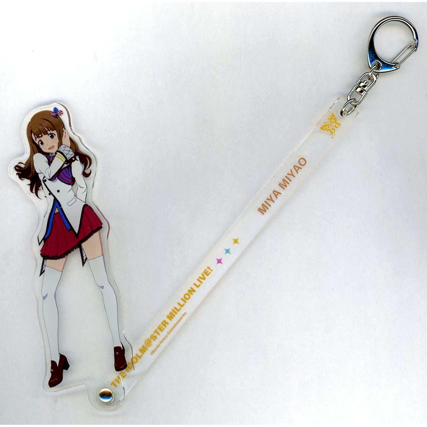 Miya Miyao The Idolmaster Million Live! Theater Advance Screening Stick Keychain ANGEL STARS [USED]