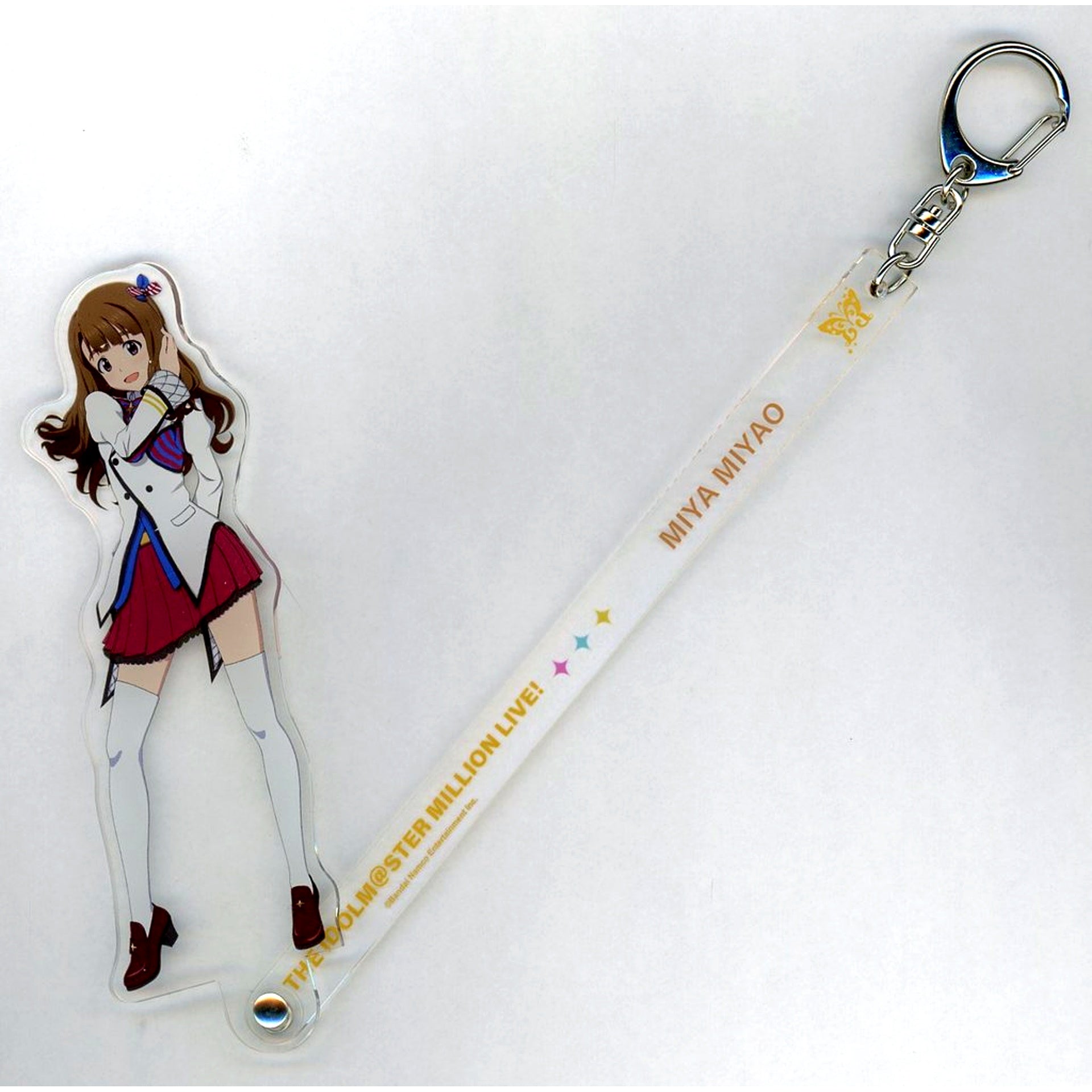Miya Miyao The Idolmaster Million Live! Theater Advance Screening Stick Keychain ANGEL STARS [USED]