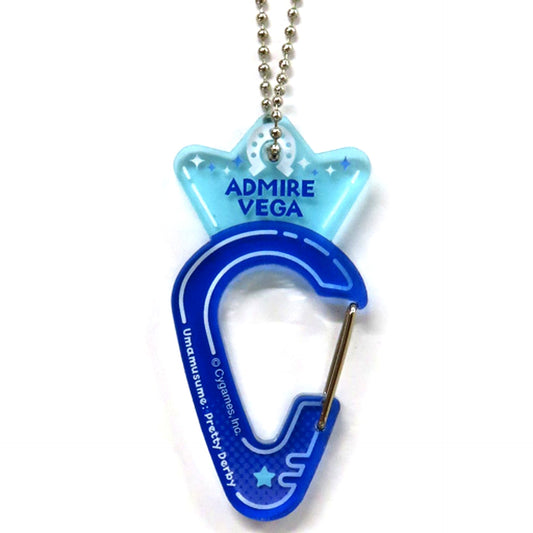 Admire Vega Uma Musume Pretty Derby 5th EVENT ARENA TOUR GO BEYOND MEMORIAL RECORD WISH Official Trading Acrylic Carabiner 5th EVENT WISH Ver. [USED]