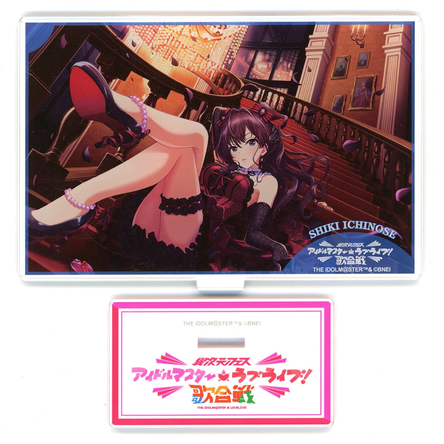 Shiki Ichinose Idolmaster Cinderella Girls Official Acrylic Stand I Love Utagassen Ver. Ijigen Fes Idolmaster Love Live! Utagassen Goods [USED]