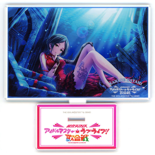 Kanade Hayami I Love Uta Gassen THE IDOLM@STER Series Official Acrylic Stand THE IDOLM@STER Cinderella Girls Ijigen Fes THE IDOLM@STER x Love Live! Uta Gassen [USED]