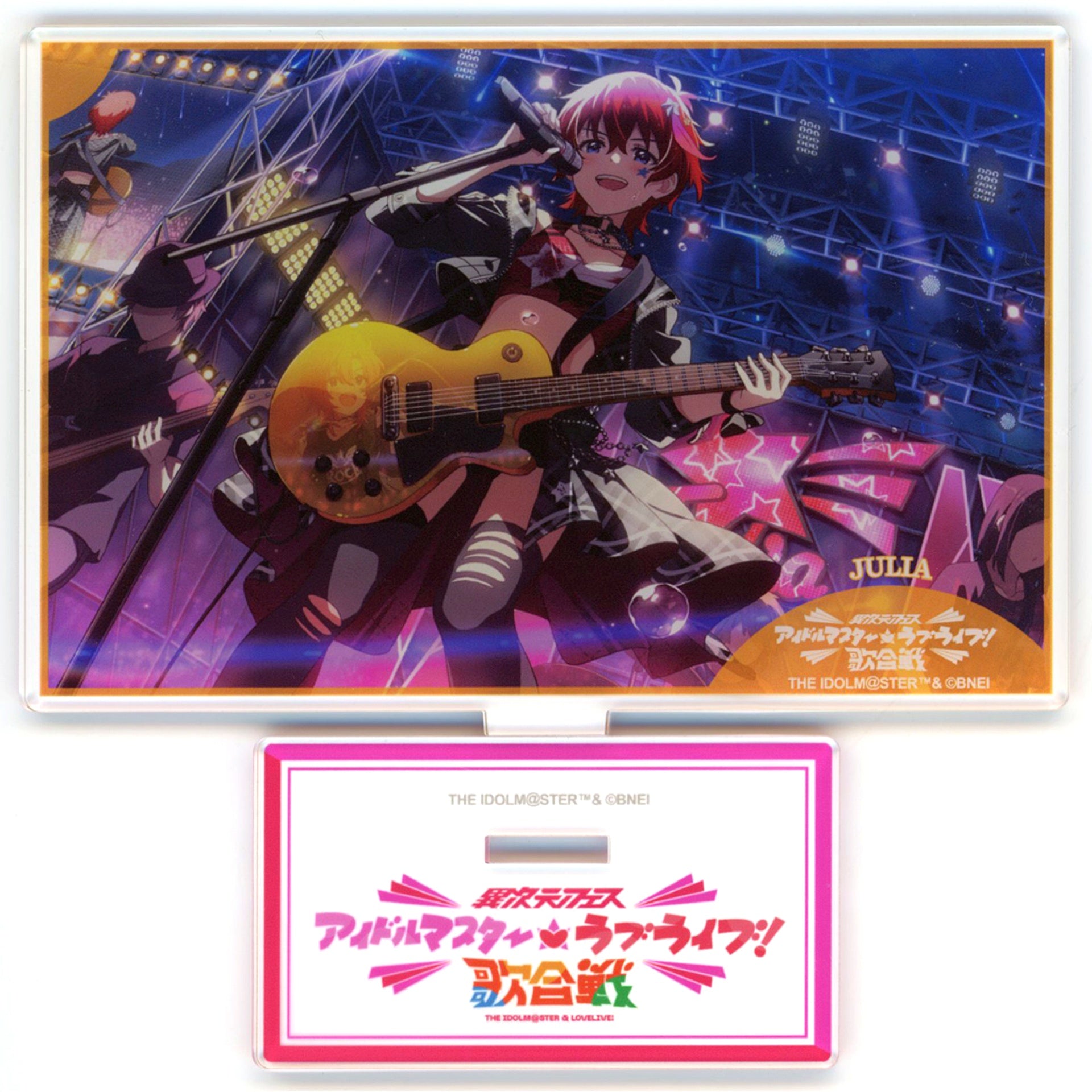 Julia Ver. The Idolmaster Million Live! Ijigen Fes Idolmaster Love Live! Utagassen I Love Utagassen The Idolmaster Series Official Acrylic Stand Goods [USED]