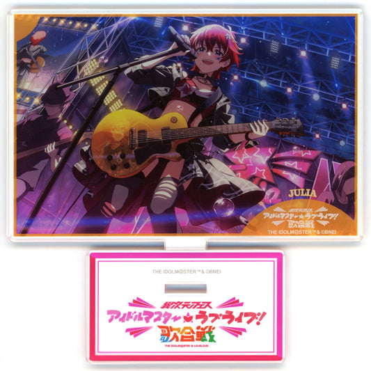 Julia Ver. The Idolmaster Million Live! Ijigen Fes Idolmaster Love Live! Utagassen I Love Utagassen The Idolmaster Series Official Acrylic Stand Goods [USED]