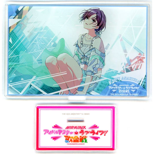 Toru Asakura The Idolmaster Shiny Colors Official Acrylic Stand I Love Utagassen ver. Ijigen Fes [USED]