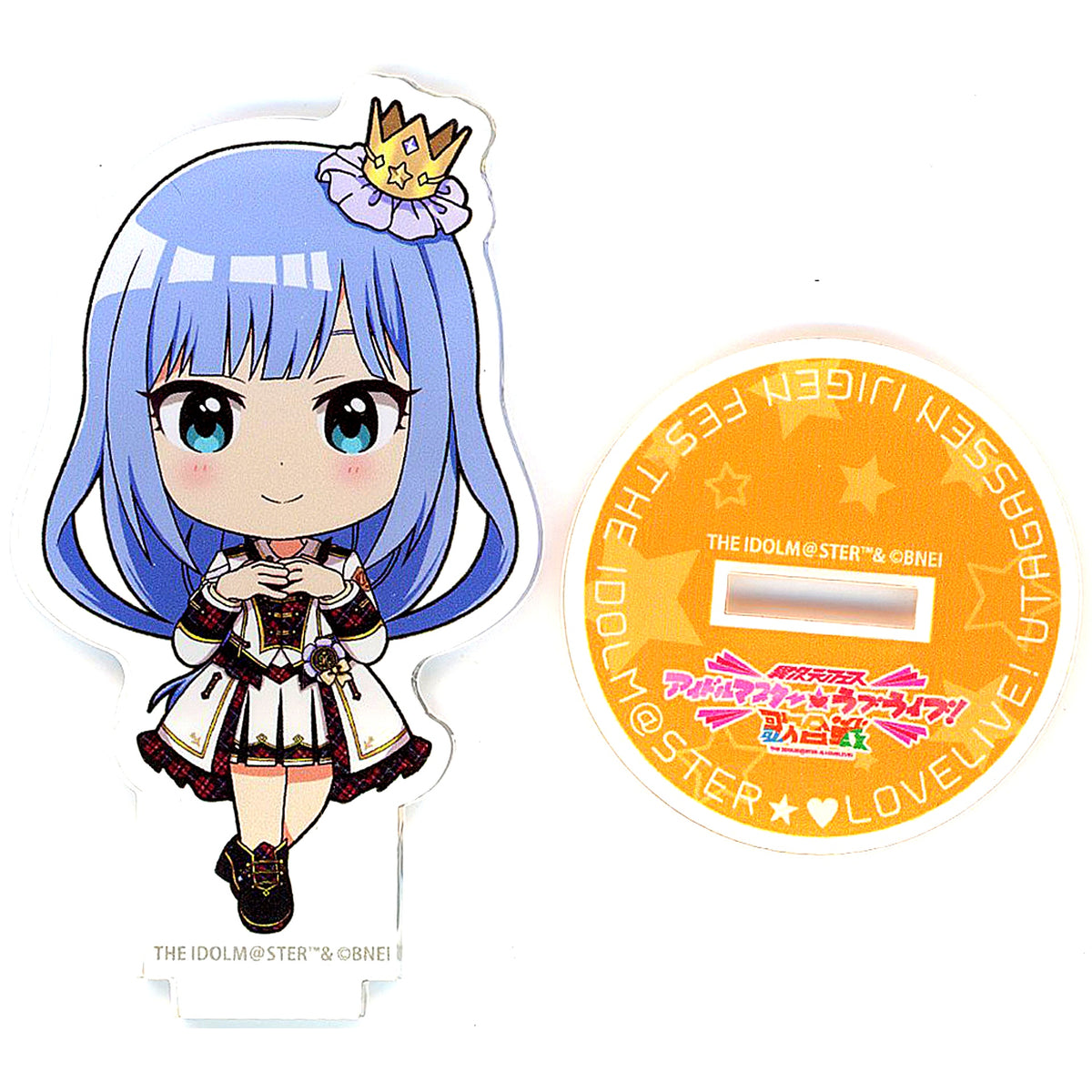 Tsumugi Shiraishi Ver. The Idolmaster Million Live! Ijigen Fes Idolmaster Love Live! Utagassen I Love Utagassen The Idolmaster Series Official Mini Acrylic Stand Goods [USED]