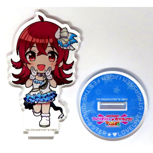 Kaho Komiya Idolmaster Shiny Colors Official Mini Acrylic Stand I Love Utagassen Ver. Ijigen Fes Idolmaster Love Live! Utagassen Goods [USED]