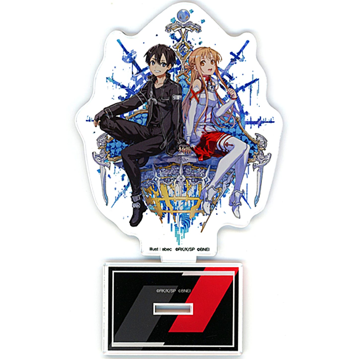 Kirito Asuna Sword Art Online SAO Game Strategy Meeting 2023 Commemorative Acrylic Stand [USED]