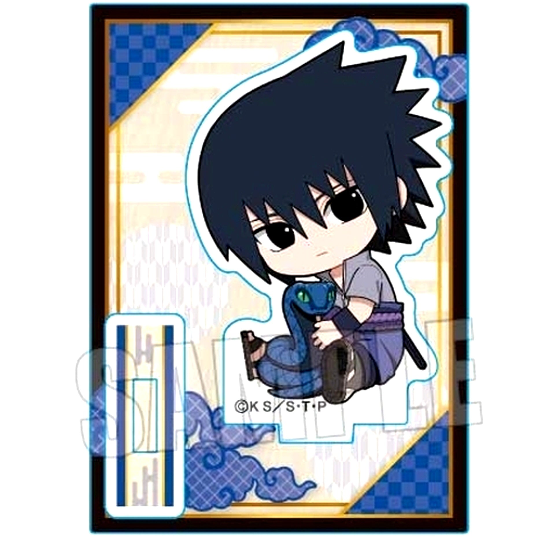 Sasuke Uchiha Gyugyutto Mini Stand Part 2 Naruto Shippuden [USED]