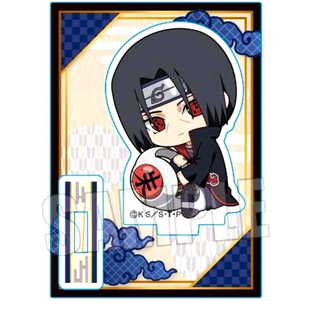 Itachi Uchiha Naruto: Shippuden Gyugyutto Mini Acrylic Stand Part2 [USED]