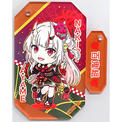 VTuber Hololive Nakiri Ayame Ichiban Kuji Vol.3 Clear Twin Charm Kyunchara Illustrations Clear Twin Charm Prize Charm [USED]