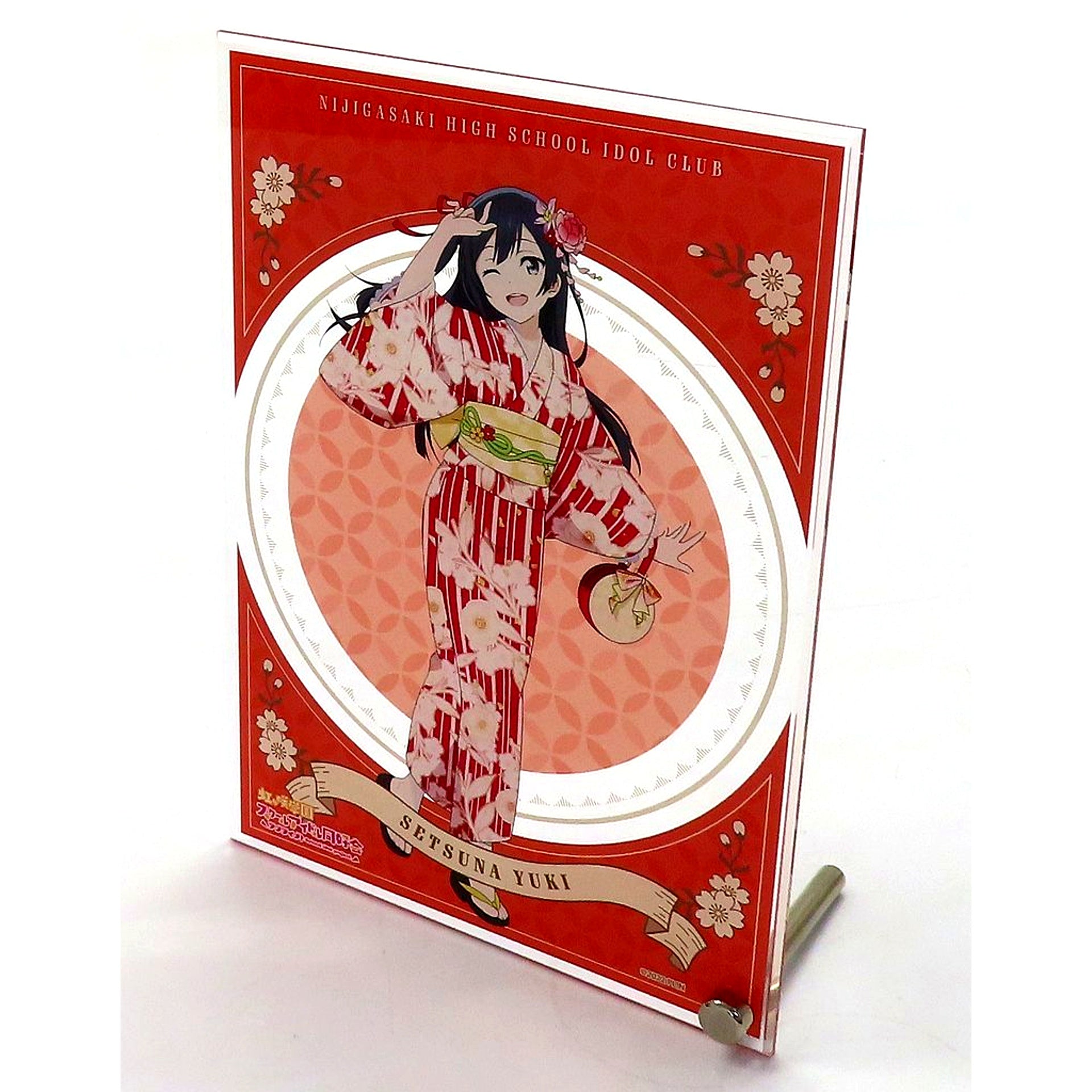 Setsuna Yuki Retro Modern Ver. Mini Acrylic Art Love Live! Nijigasaki High School Idol Club [USED]