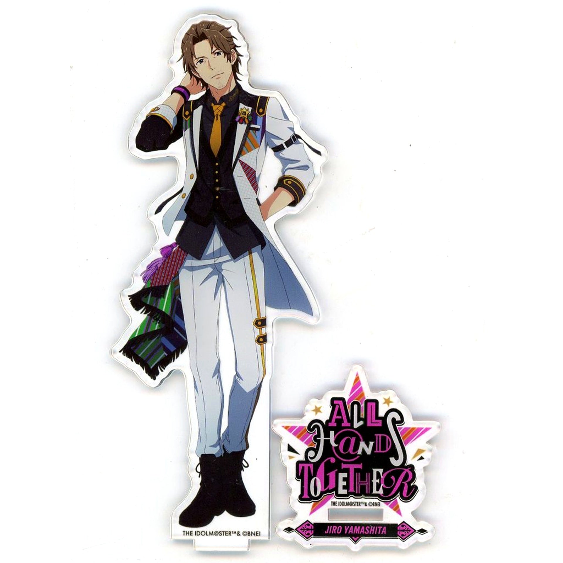 Jiro Yamashita THE IDOLM@STER SideM Official Acrylic Stand 8th STAGE ALL H@NDS TOGETHER [USED]