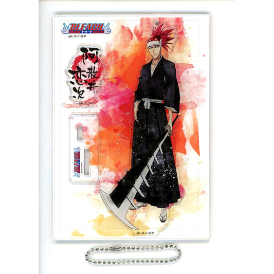 Renji Abarai Acrylic Stand Keychain Wet Color Series Bleach [USED]