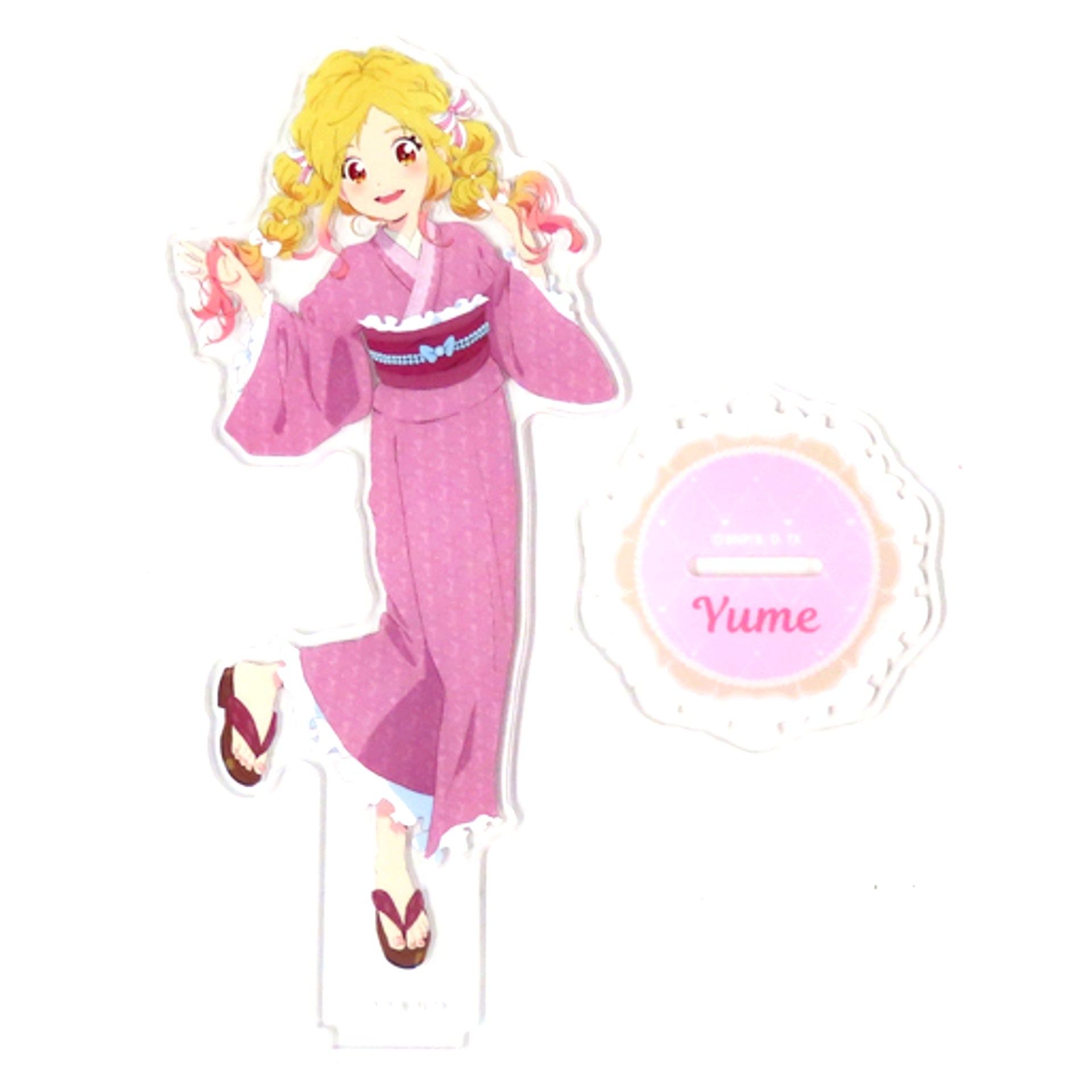 Yume Nijino Romantic Acrylic Stand Aikatsu! & Aikatsu Stars! Aikatsu! Series Animate Limited [USED]