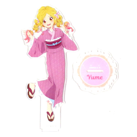 Yume Nijino Romantic Acrylic Stand Aikatsu! & Aikatsu Stars! Aikatsu! Series Animate Limited [USED]