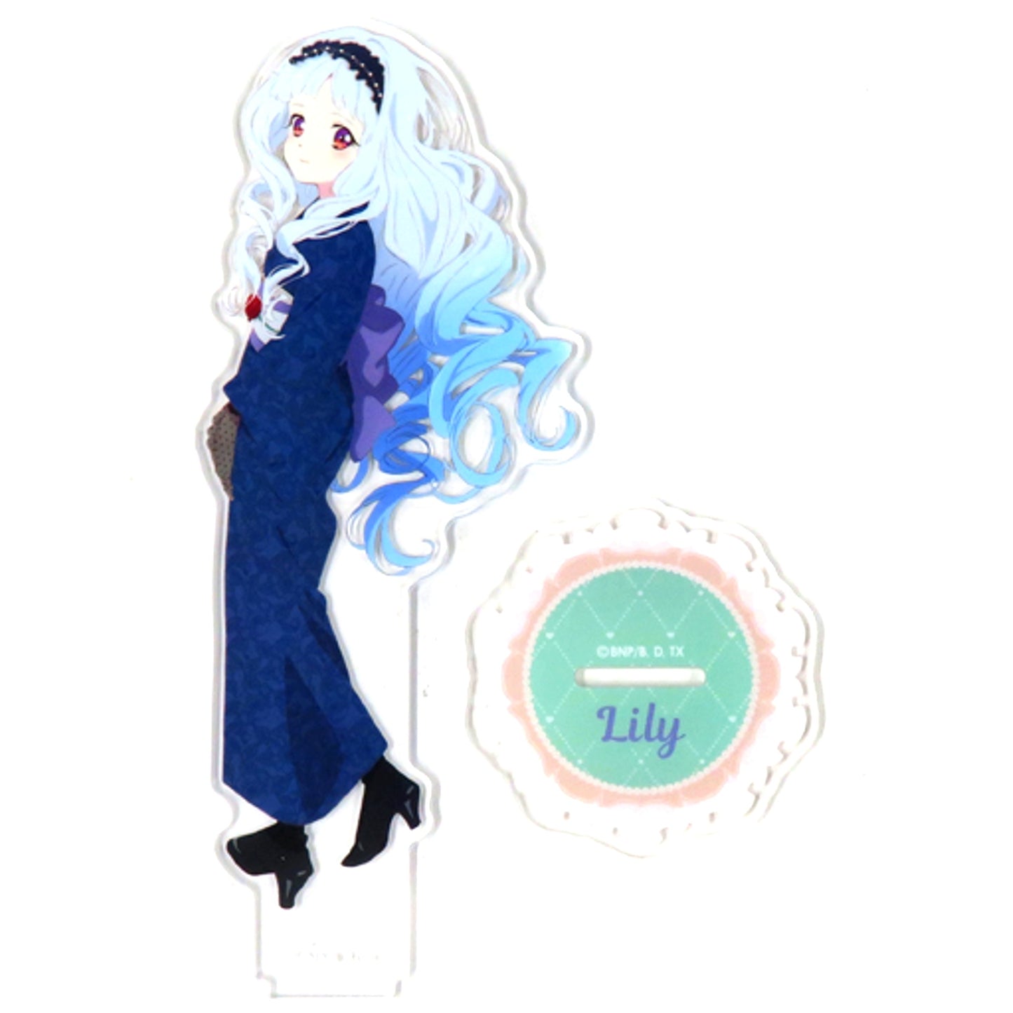 Lily Shirogane Acrylic Stand Romantic Aikatsu! and Aikatsu Stars! Series Animate Limited [USED]