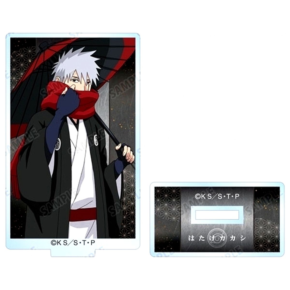 Kakashi Hatake Naruto: Shippuden 20th Anniversary animate Fair in 2023 Illustration Oil Paper Umbrella Japanese Attire Ver. Trading Acrylic Stand [USED]