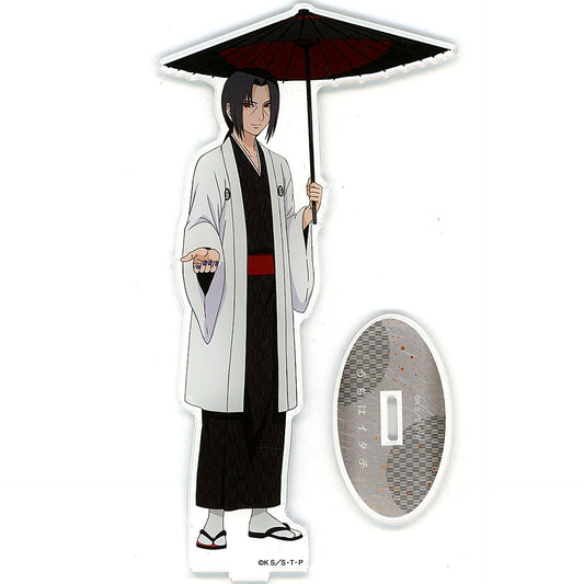 Itachi Uchiha Bangasa Kimono Ver. Illustration Naruto Shippuden Big Acrylic Stand 20th Anniversary Animate Fair in 2023 [USED]