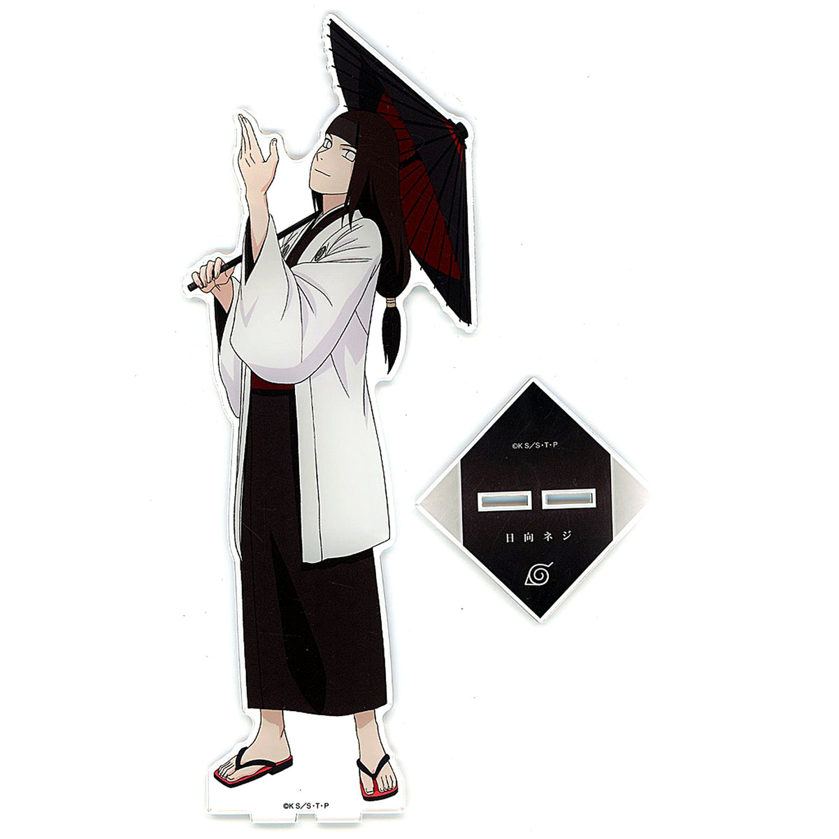 Neji Hyuga Illustration Bangasa Japanese Clothes Ver. Extra Large Acrylic Stand Naruto Shippuden 20th Anniversary Animate Fair in 2023 [USED]