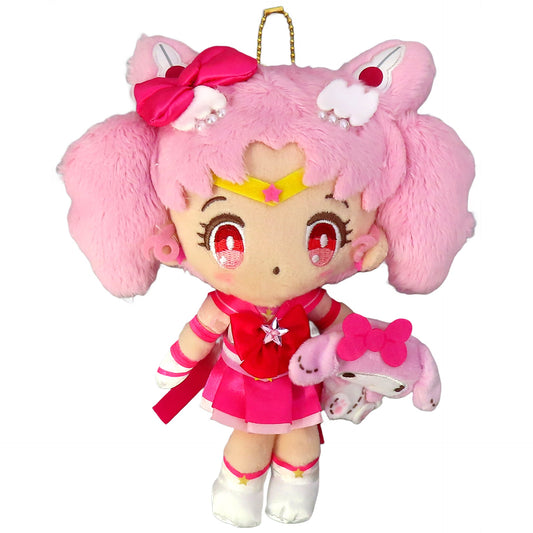 Eternal Sailor Chibi Moon My Melody Sailor Moon Cosmos X Sanrio Characters Mascot Holder Mascot [USED]