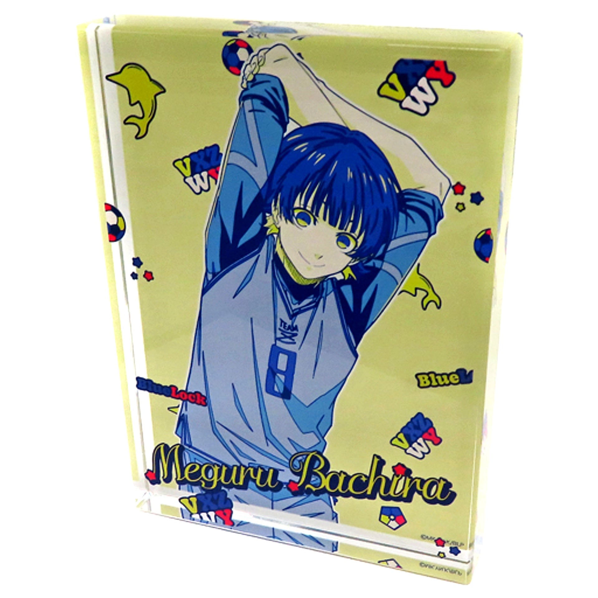 Meguru Bachira Blue Lock Acrylic Block [USED]