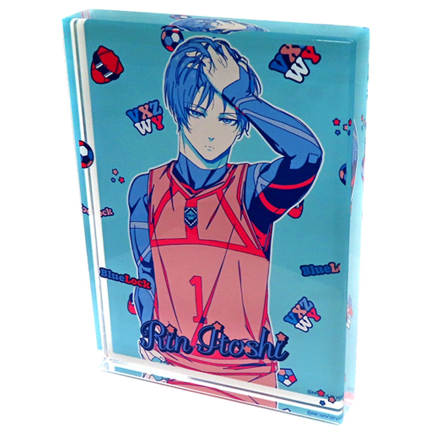 Rin Itoshi Acrylic Block Blue Lock [USED]