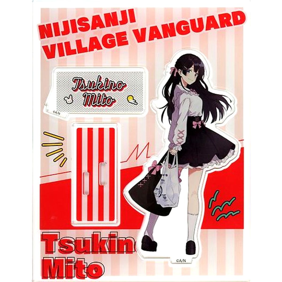 Tsukino Mito Acrylic Stand Virtual YouTuber Nijisanji NIJISANJI POP UP STORE by Village Vanguard [USED]