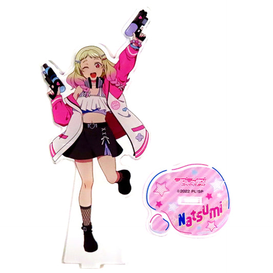 Natsumi Onitsuka Big Acrylic Stand Love Live! Superstar!! x Village Vanguard [USED]