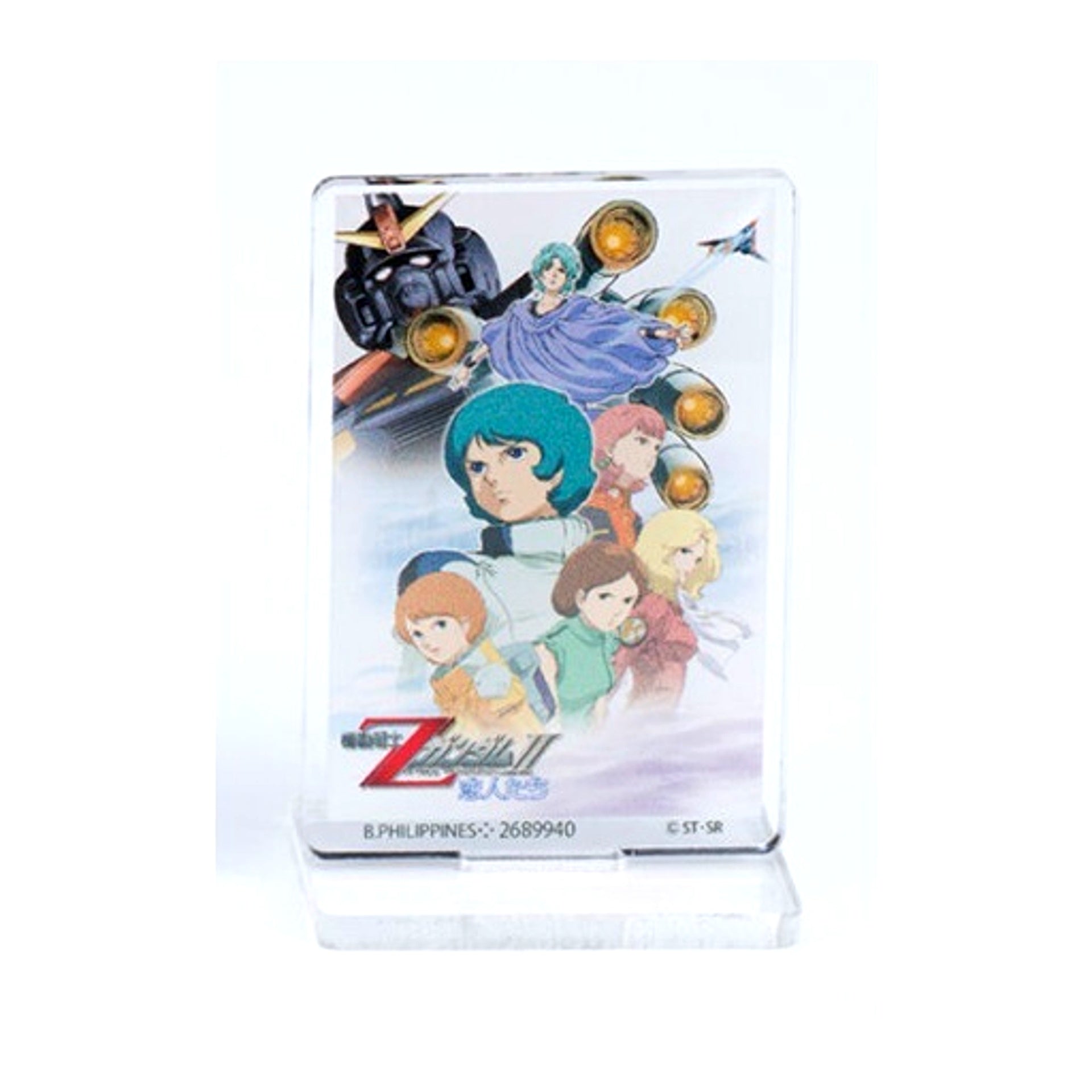 Mobile Suit Zeta Gundam II Lovers Mobile Suit Zeta Gundam Gundam Poster Acrylic Stand 02 [USED]