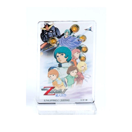 Mobile Suit Zeta Gundam II Lovers Mobile Suit Zeta Gundam Gundam Poster Acrylic Stand 02 [USED]