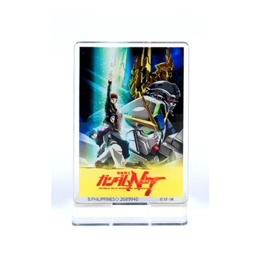 Gundam Poster Acrylic Stand 02 Mobile Suit Gundam NT [USED]