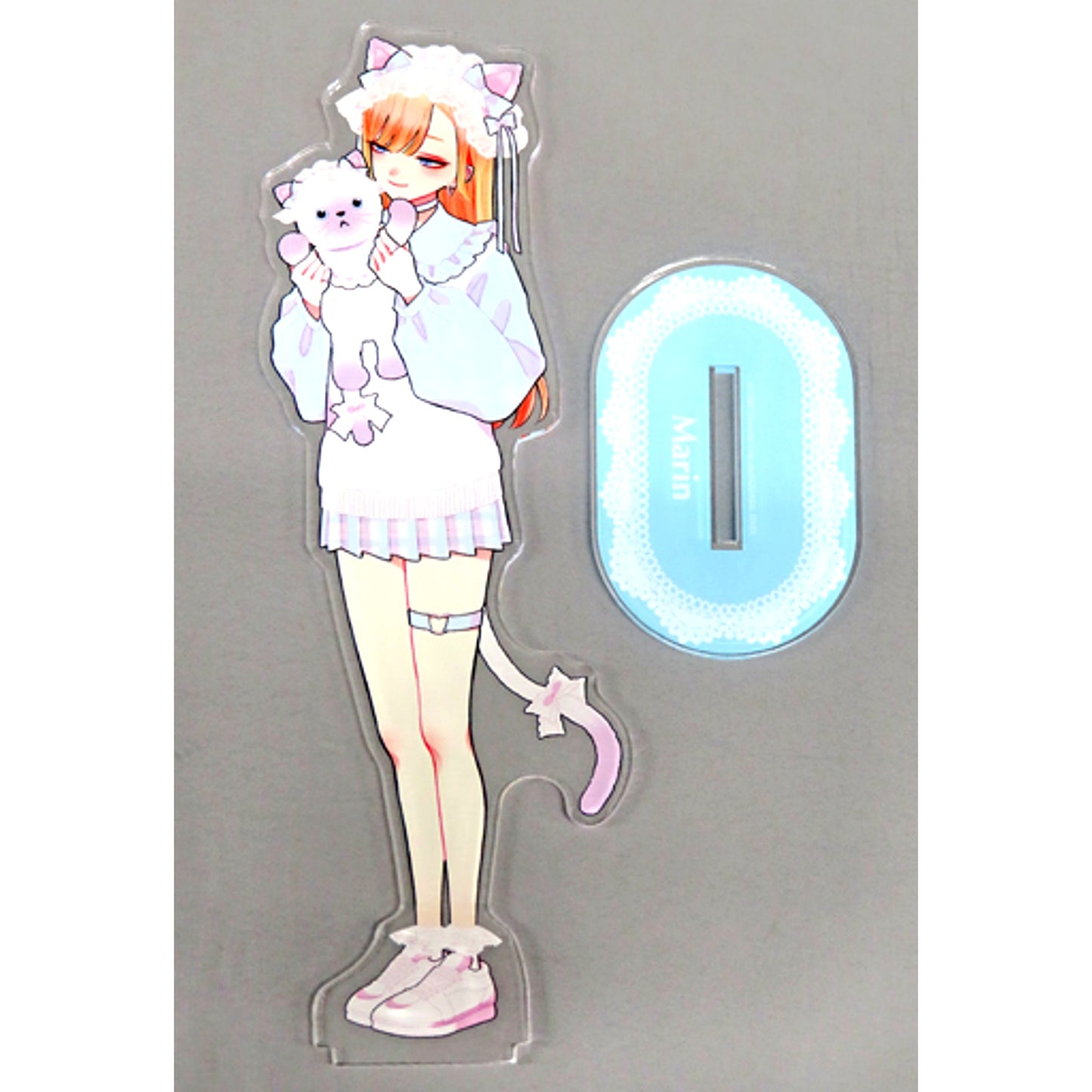 Marin Kitagawa Blue Kitty Big Acrylic Stand 5th Anniversary My Dress-Up Darling Exhibition [USED]