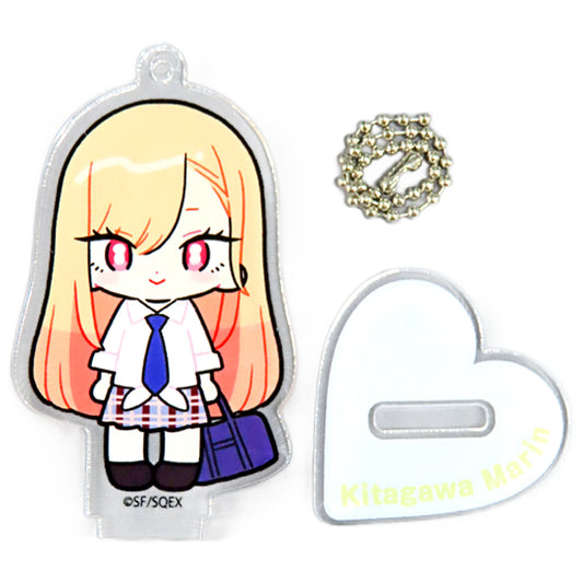 My Dress-Up Darling Marin Kitagawa Uniform Trading Acrylic Stand Keychain 5th Anniversary Exhibition Limited Keychains [USED]